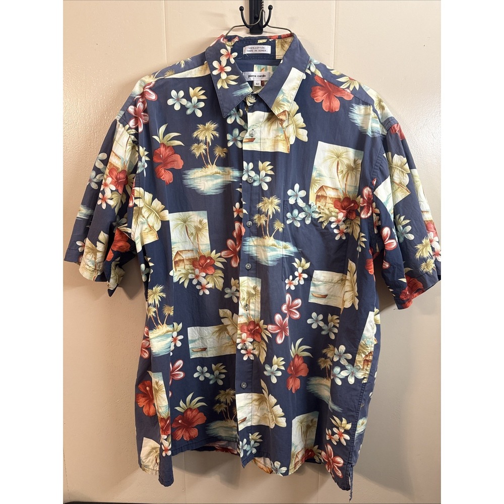 Vintage Pierre Cardin XLT Hawaiian Shirt